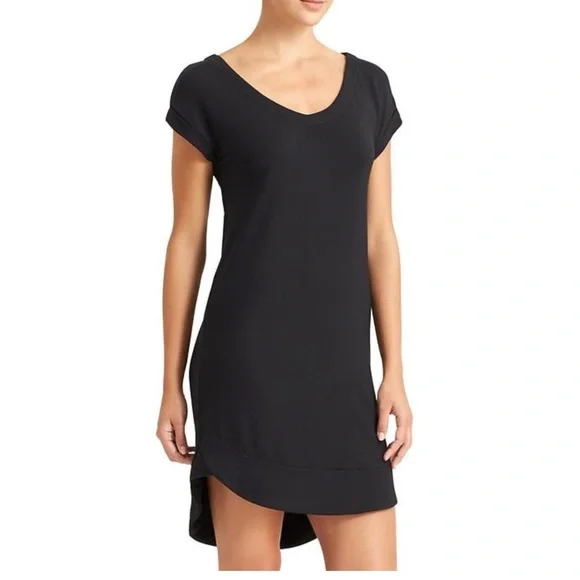 Athleta Dresses Athleta Energy Dress In Black Size M Soft Knit